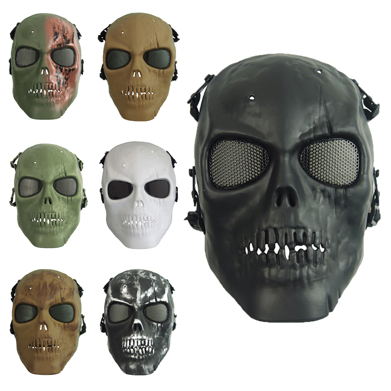 Outdoor Hunting Movies - Airsoft Maske Camouflage Cosplay Terror Schädel