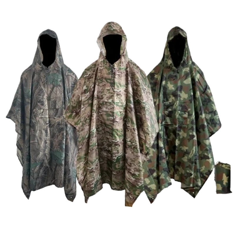 Hunting Outdoor Boys - Mehrzweck-tragbarer wasserdichter Regenmantel für Erwachsene im