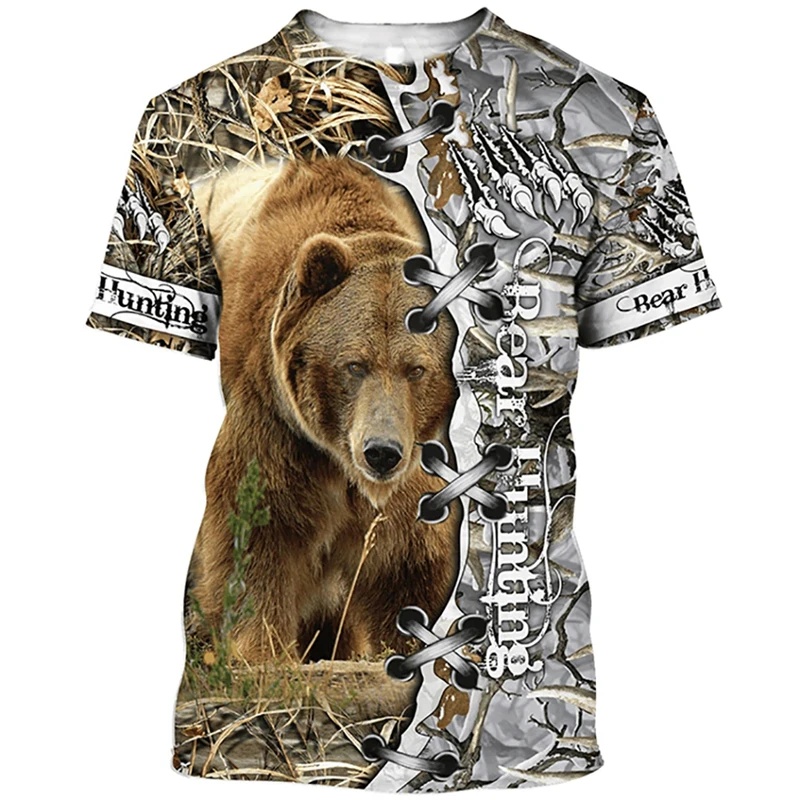 Outdoor Hunting Pictures - 1 Stück Personalisiertes T-Shirt mit Ihrem