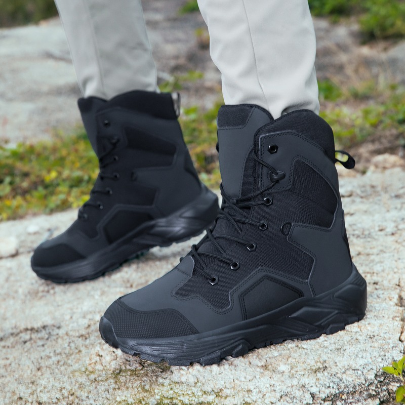 Wildman Hunting & Outdoor Reviews - Herren Taktische Stiefel mit Schnürung, Robuste