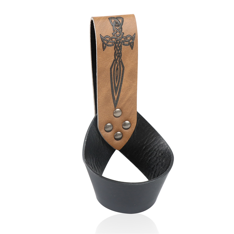 Outdoor Hunting Movies - 1pc Medieval PU Leder Schwert Gürtel