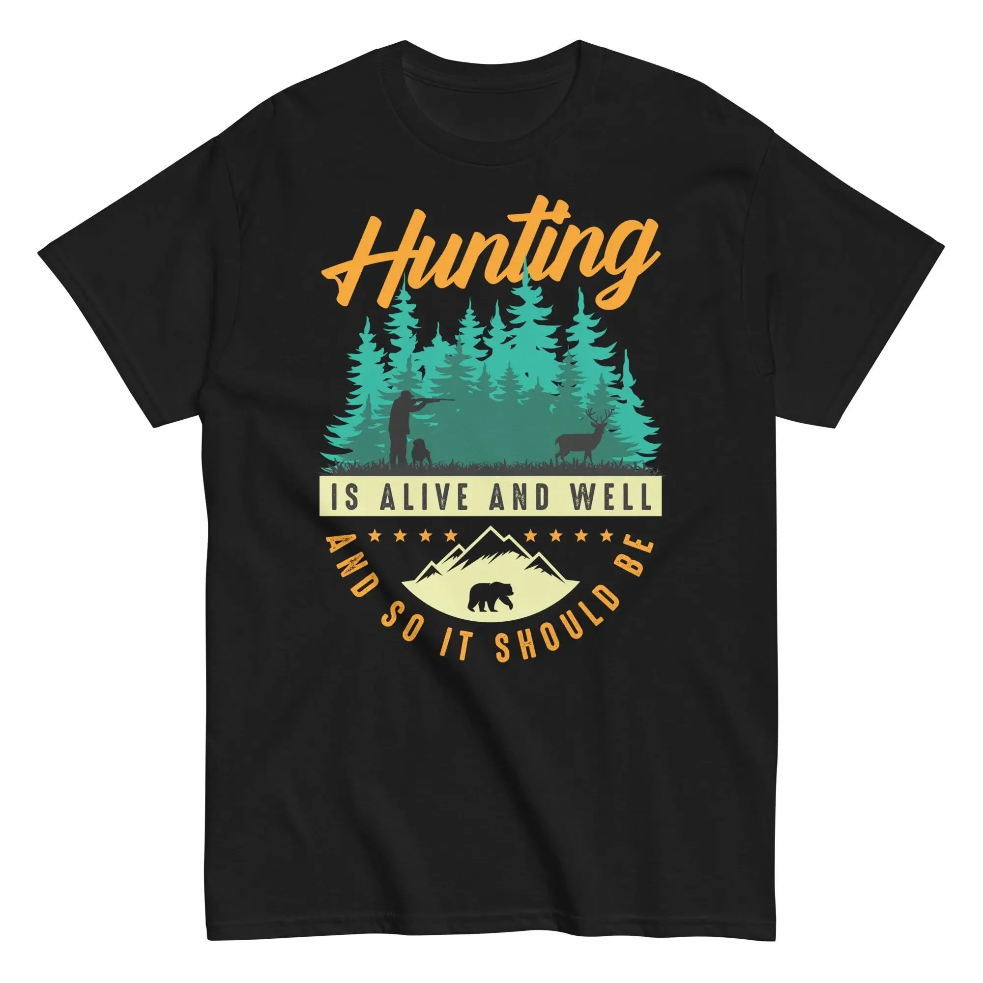 Wildman Hunting & Outdoor Reviews - Ich Sollte Jagen gehen T-Shirt Hirsch