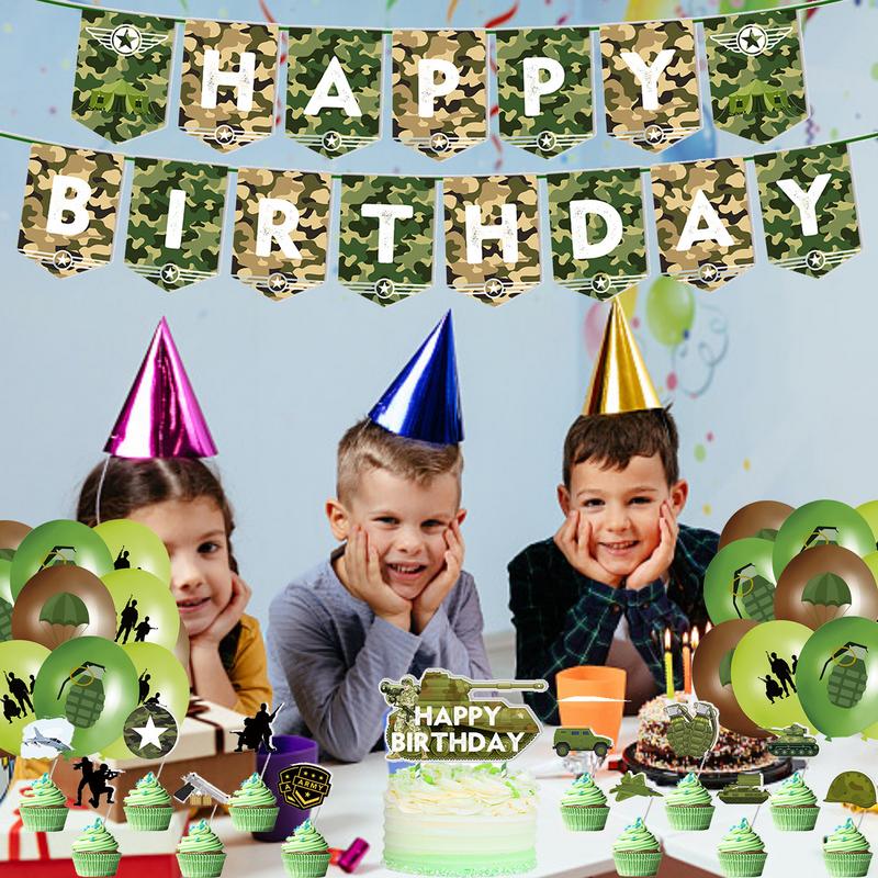 Tarnung Geburtstag Dekoration  – Hunting Outdoor Boys Bewertung und Preis