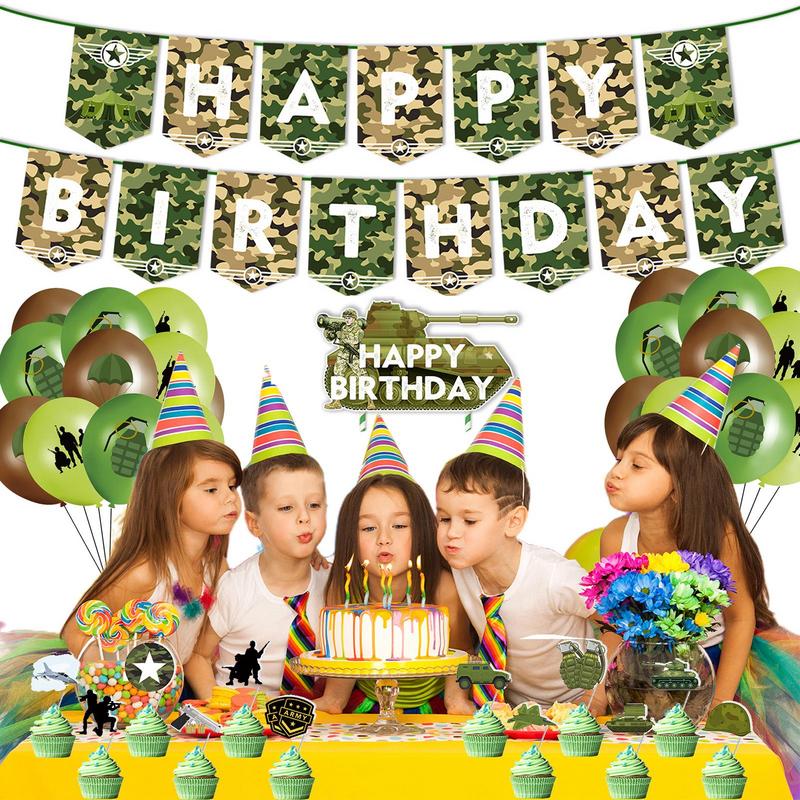Tarnung Geburtstag Dekoration  – Hunting Outdoor Boys Bewertung und Preis