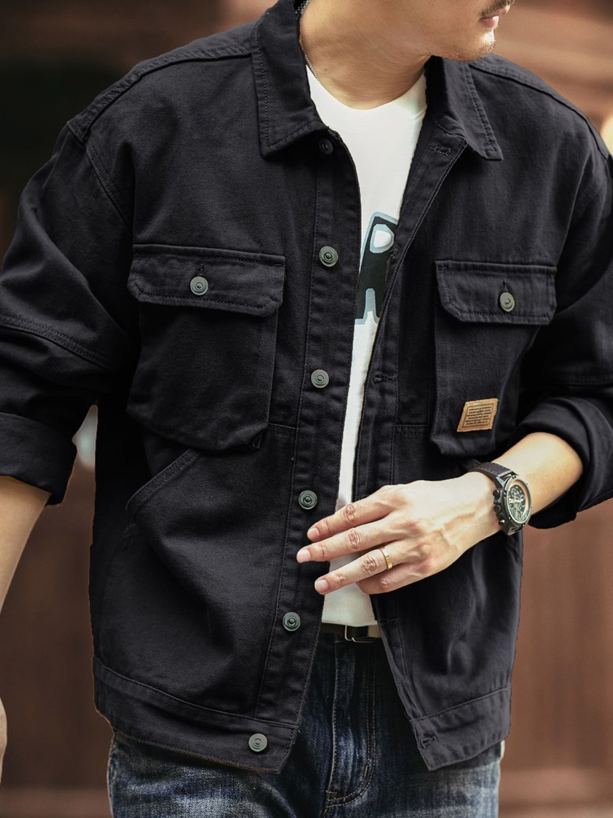 Retro Amerikanische Jeansjacke – Outdoor Hunting Outfit Bewertung und Preis