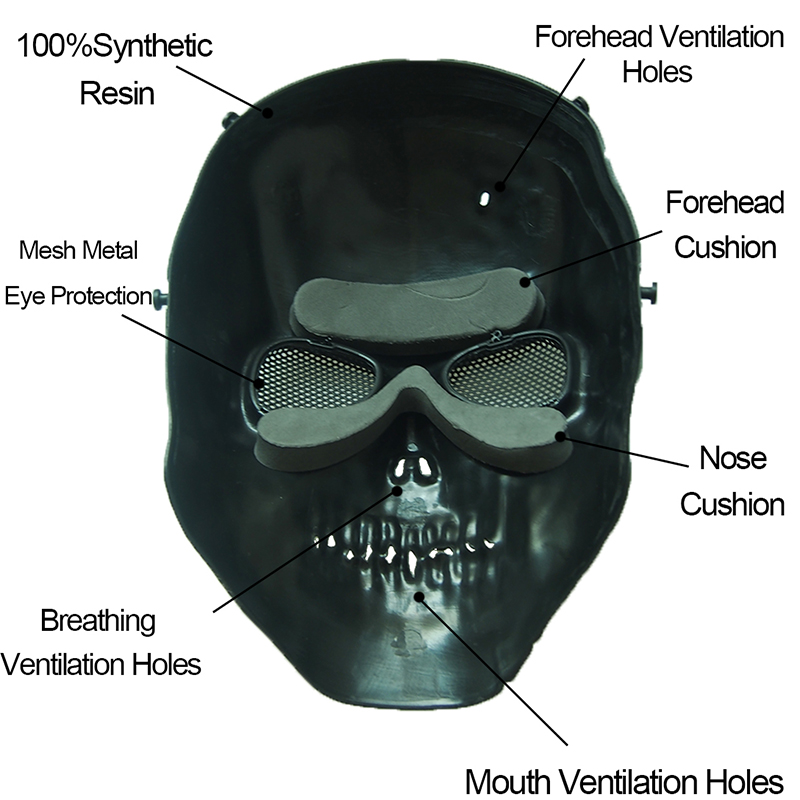 Airsoft Maske Camouflage Cospl – Outdoor Hunting Movies Bewertung und Preis