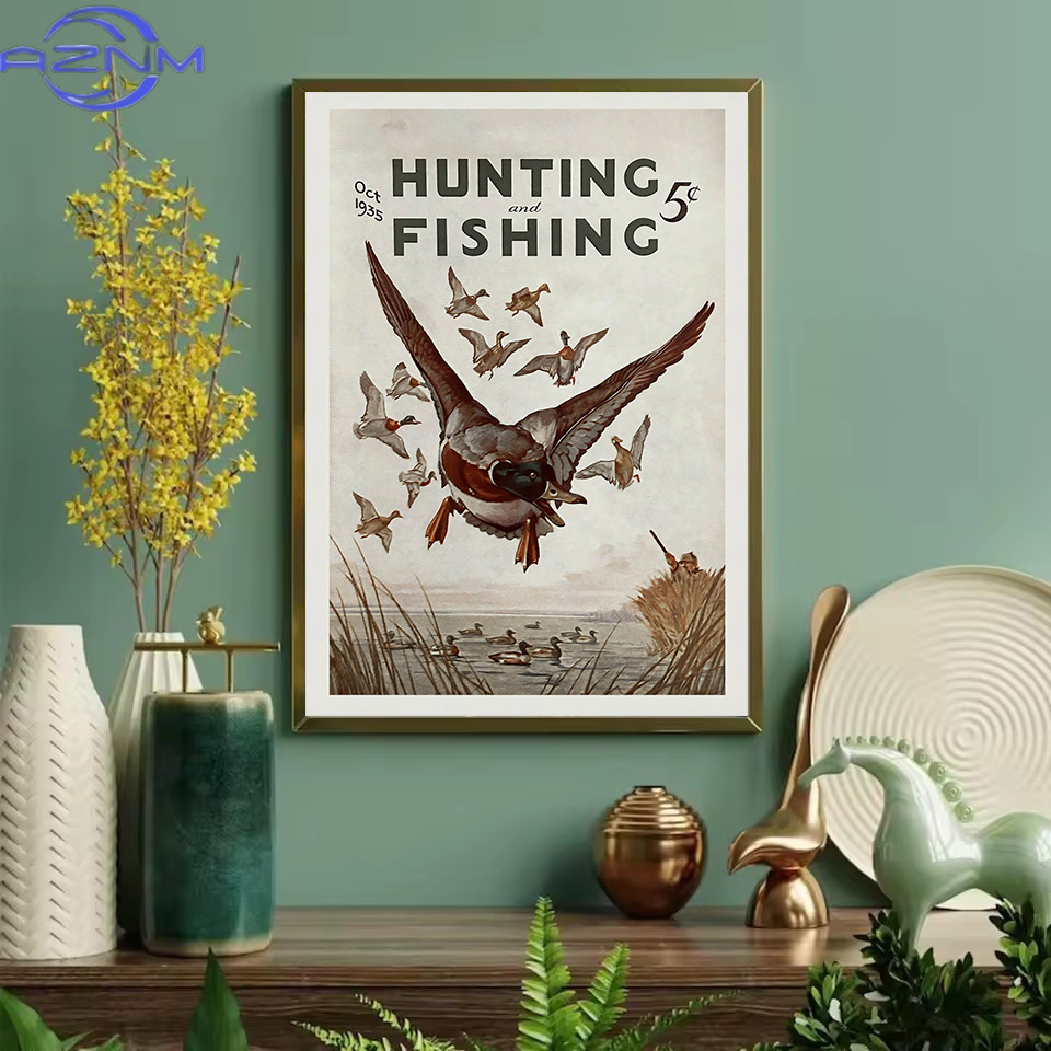 AZNM Retro Wildlife Outdoor Ja – Outdoor Hunting Pictures Bewertung und Preis